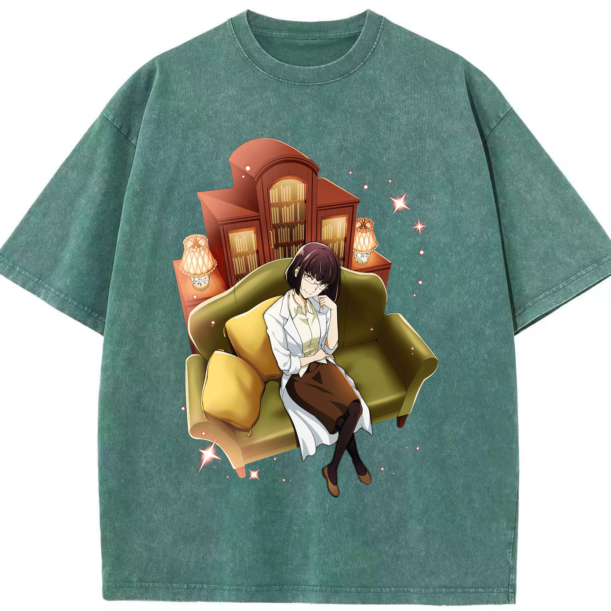 （画像用） 文豪ストレイドッグス Bungo Stray Dogs 綿100% ヴィンテージ風 半袖Tシャツ（フロントプリント）
